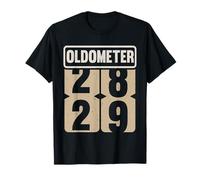 Oldometer 28-29 Funny Birthday Live Legend Turning 29 His/He Maglietta