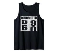Oldometer 59-60 60th Birthday 60 Year Old Funny Gifts Idea Canotta