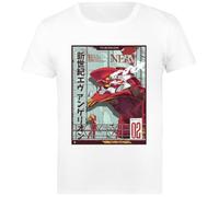 Oldrytee Asuka Langley Sohryu Evangelion T-Shirt da Uomo in Cotone Bianca da Uomo