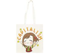 Oldrytee Capitalismo Ho Shopping Borsa Shopper Unisex Beige In Cotone