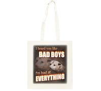 Oldrytee Ho Sentito Che Ti Piacciono I Cattivi Ragazzi Shopping Borsa Shopper Unisex Beige In Cotone