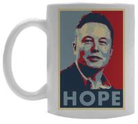 Oldrytee La Speranza Di Elon Musk Tazza In Ceramica Bianca
