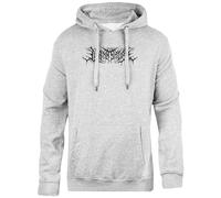 Oldrytee Lorna Shore Logo Felpa Grigia con Cappuccio Unisex vestibilità Semplice