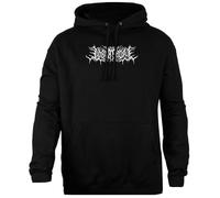 Oldrytee Lorna Shore Logo Felpa Nera con Cappuccio Unisex vestibilità Semplice