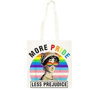 Oldrytee Più Orgoglio, Meno Pregiudizi Shopping Borsa Shopper Unisex Beige In Cotone