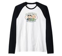 Oldschool Hooligan Max e Moritz Divertenti Maglia con Maniche Raglan
