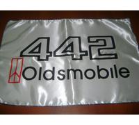 Oldsmobile 442 Logo 20x30 " Bandiera Stendardo Mostra Garage Racing Negozio