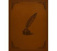 OldSoul Writing Journal - Vintage-Style Lined Notebook with Leather Soft Cover, 180° Lay Flat Binding, 8.5" x 11", Warm Brown