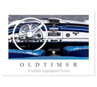 Oldtimer - Cockpits vergangener Zeiten (Tischkalender 2026 DIN A5 quer), CALVENDO Monatskalender: Oldtimer Cockpits mit Charakter und Eleganz aus den Jahren 1926 - 1966.
