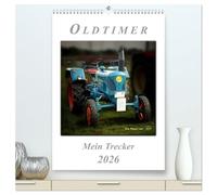Oldtimer - mein Trecker (calendario da parete di alta qualità 2026 DIN A2 verticale), stampa artistica lucida