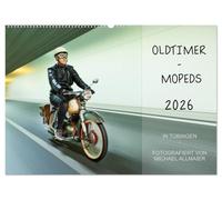 Oldtimer Mopeds - fotografiert von Michael Allmaier (Wandkalender 2026 DIN A2 quer), CALVENDO Monatskalender: Oldtimer Mopeds