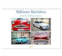 Oldtimer Raritäten - Britische Traditionsmarken (Tischkalender 2026 DIN A5 quer), CALVENDO Monatskalender: Britische Oldtimer der Marken Singer und Standard