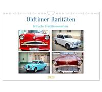 Oldtimer Raritäten - Britische Traditionsmarken (Wandkalender 2026 DIN A4 quer), CALVENDO Monatskalender: Britische Oldtimer der Marken Singer und Standard