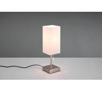 OLE LAMPADA DA TAVOLO ACCIAIO CON PARALUME BIANCO CON INTERRUTTORE A CORDA CON DOPPIA PORTA USB ( USB + USB-C ) PER RICARICA H. 35CM 1 LUCE ATTACCO E27