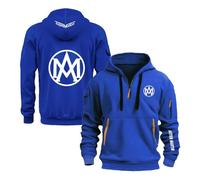 OLEBYKEZ Felpa con Cappuccio da Allenamento Uomo per A.s.t.o.n M.a.r.Ti.n Mezza Cerniera Capispalla Top Giacche Casual Cappotti Maglioni Tasche Abbigliamento-LanSe||XX_l