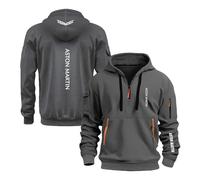 OLEBYKEZ Felpa con Cappuccio da Uomo per A.s.t.o.n M.a.r.Ti.n Tuta A Maniche Lunghe Capispalla Comodi Giacche Stampa E Tasche Cappotti Semplici-SHSe||3X_l