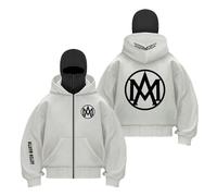 OLEBYKEZ Felpa con Cappuccio E Passamontagna Cerniera da Uomo per Tuta A.s.t.o.n M.a.r.Ti.n Giacca Morbida Tasche Felpe Cappotto Sportivo Grafica-QHS||XX_l