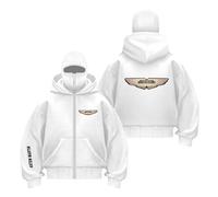 OLEBYKEZ Felpa con Cappuccio E Passamontagna da Uomo per A.s.t.o.n M.a.r.Ti.n Giacca Casual Palestra Grafica Antivento Felpe Patchwork Capispalla-BaiS||m