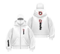 OLEBYKEZ Felpa con Cappuccio E Passamontagna da Uomo per B.i.m.o.t.a Sportstyle Outwear Tops Cerniera Tasche Street Wear Felpe Patchwork Giacca Grafica-BaiS||l