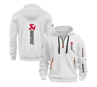 OLEBYKEZ Felpe con Cappuccio da Uomo Mezza Zip per La Stampa A.k.ra.p.o.VI.c Capispalla Primavera Autunno Abbigliamento Sportivo Cappotti Larghi Maglie Semplici-BaiSe||x_l