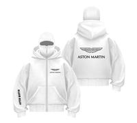 OLEBYKEZ Felpe con Cappuccio E Passamontagna Cerniera Uomo per Giacche Cuciture A.s.t.o.n M.a.r.Ti.n Abbigliamento Palestra Antivento Capispalla Comodi Maglie-BaiS||m