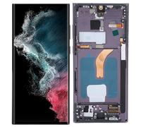 OLED da 6,8 per S22 Ultra, Display LCD LED Touch Screen Digitizer Assembly S22ultra 5G SM S908B, Sostituzione Schermo LCD con Cornice, Versione Internazionale