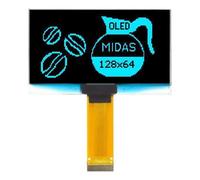 Oled Grafico Display Modulo 128X64 Bkue Su Nero 3V A 5V I2C Parallele Spi