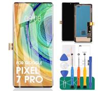 OLED per Google Pixel 7 Pro 5G Sostituzione Dello Schermo per Google Pixel 7 Pro GP4BC GE2AE Display LCD per Google Pixel 7 Pro Digitizer Touch Screen Assembly Sostituzione 5G con Telaio