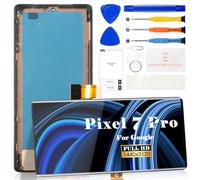 OLED per Google Pixel 7 Pro 5G Sostituzione Dello Schermo per Google Pixel 7 Pro GP4BC GE2AE Display LCD per Google Pixel 7 Pro Digitizer Touch Screen Assembly Sostituzione 5G con Telaio