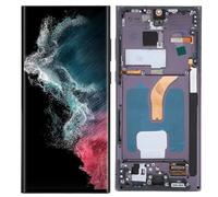OLED per S22 Ultra, Display LCD LED Touch Screen Digitizer Assembly S22ultra 5G SM S908B, Sostituzione Schermo LCD con Cornice, Versione Internazionale
