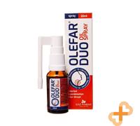 OLEFAR Duo Olio Alle Erbe Combinazione Spray Per Gola 20ml Sollievo Dolore Tosse