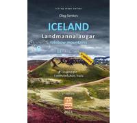 Oleg Senkov ICELAND, Landmannalaugar rainbow mountains, hiking maps (Tascabile)
