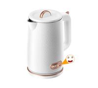 OLEGA Bollitore elettrico per acqua, bollitore per acqua calda a ebollizione rapida da 1500W, bollitore per acqua calda portatile da 1,8 litri Bollitore elettrico per tè Teiera