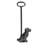 OLegei Fermaporta resistente con maniglia per il trasporto, fermaporta da pavimento per interni, senza trapano, 2,3 kg, in ghisa, supporto decorativo in metallo per sops