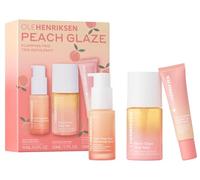 OLEHENRIKSEN ORIGINAL | PEACH GLAZE PLUMPING TRIO - Set di cura con niacinamide e vitamina C | VEGANO | 50 ml + 15 ml + 12 ml | by BELLA