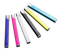 OLELY 6 Pezzi Mini accendini in Metallo Sottile Accendino Ricaricabile al butano, Accendino a Fiamma Morbida, accendisigari, Regali for Uomini e Donne (Color : 6pcs)