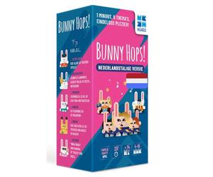 OLEMAINS - BUNNY HOPS Edizione olandese - Gioco di società per la famiglia e gli amici - Divertente gioco per feste per adulti e ragazzi - 600 carte - da 4 a 16 giocatori - Regalo per feste da 20
