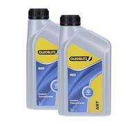 Oleoblitz Kit 2X Art Red by Petronas Liquido Refrigerante Protettivo per Radiatori - Concentrato - 2 Confezioni da 1 Litro