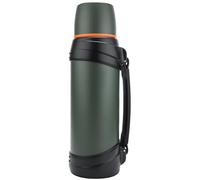 Olerd Grande fiaschetta da 2,5 l, in acciaio inox, isolante, da viaggio, con tazza senza BPA, bottiglia sottovuoto oversize