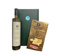 Oleum Comitis - Olio EVO 750 ml e Parmigiano 40 Mesi Confezione Regalo