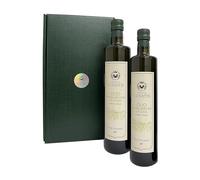 Oleum Comitis - Olio Extra Vergine di Oliva - 100% Italiano Estratto a Freddo - Confezione Regalo con 2 Bottiglie da 500 ml