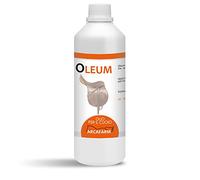 Oleum - Olio rigenera pelle e cuoio 1 lt per calzature, stivali, stivaletti, selle, borse, finimenti equitazione e prodotti selleria: nutre, dona elasticità e morbidezza a cuoio e pelle, 100% Naturale