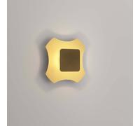 OLEV Applique a LED ORNATO SQUARE, oro/marrone, metallo 2.700 K OleV