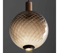 OLEV Lampada a sospensione a LED BEAM STICK NUANCE BALLOTON marrone Ø 20 cm 927 OleV