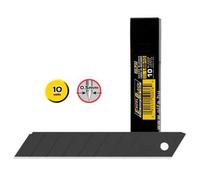 Olfa Confezione da 10 Lame di Ricambio Nere per Cutter Olfa - 8 Segmenti - Larghezza 18mm NEW