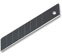 Olfa Confezione da 10 Lame Nere di Ricambio per Cutter Olfa - 8 Segmenti - Larghezza 18mm