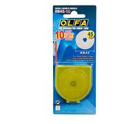 Olfa Lama rotante in acciaio al tungsteno, 45 mm, confezione da 10