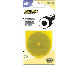 Olfa - Lame a rotella di ricambio in acciaio inossidabile in custodia di plastica, 60 mm, 1 pz