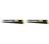OLFA ML - Cúter con bloqueo automático y mango metálico y cuchilla de 18 mm (Confezione da 2)