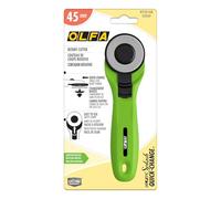 OLFA OLFA RB45-1 - Taglierina rotativa a cambio rapido da 45 mm (RTY-2C/LGR), con copertura per lama, per artigianato, cucito, trapuntatura, lama di ricambio: OLFA RB45-1